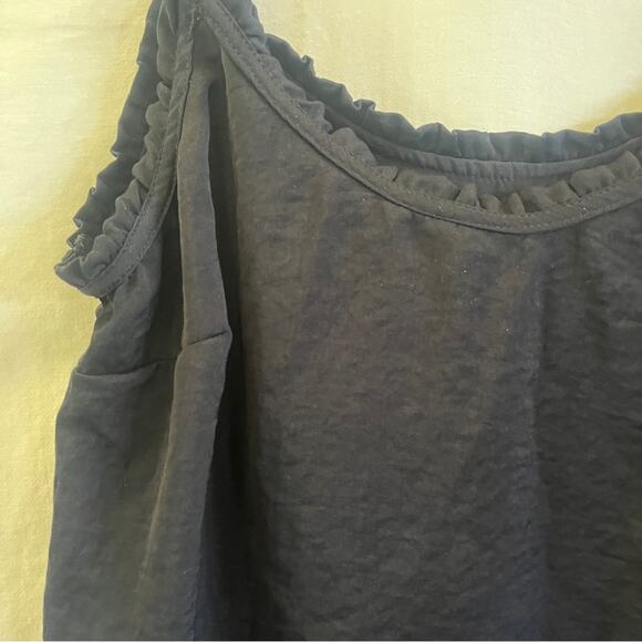 Abercrombie & Fitch Navy Camisole Top Womens Small Soft Girl Dainty Coastal Work - Picture 2 of 8